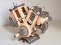 4 Stroke Flathead V-Twin Engine