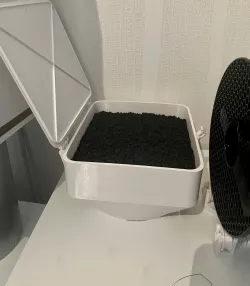 Activated carbon filter for IKEA lack enclosure