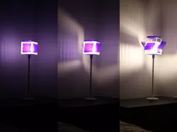Adjustable Cube lamp shade