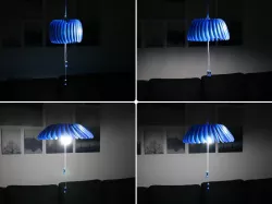 Adjustable lamp shade