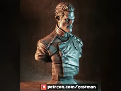 Admiral Gord bust (STL)