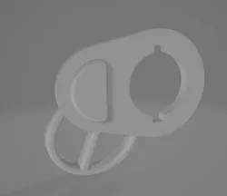 Airsoft M4/AR15 sling mount plate