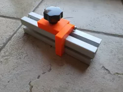 Anschlag Block Kappsäge Alu Profil 45x45 4545 Säge Bosch
