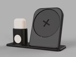 Apple 3 in 1 Charging Dock with Ikea Livboj QI (AirPods pro and normal)