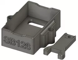 Axial Ryft RBX10 - Castle Mamba X ESC Mount