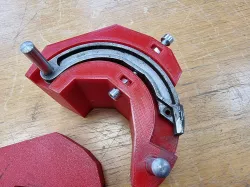 Babetta 210. Tool for trimming perfect shape of the starting shoe friction material