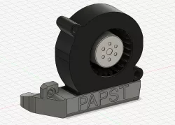 Bear Fan Duct for the EBM Papst RLF35