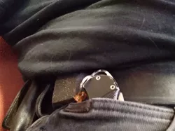 Belt retractable badge holder