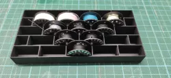 Bobbin holder for BERNINA jumbo bobbins