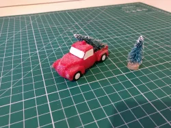 Christmas Tree Truck Ornament