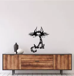 Crazy Cat Wall Art
