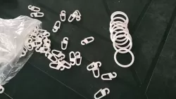 Curtain rings and hooks for IKEA - RÄCKA, HUGAD