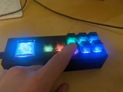 Custom Keyboard with LCD