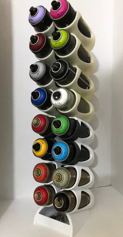 Customizable Spray Can Rack