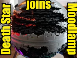 Death Star illuminated - Mood (lamp) Death Star