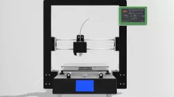 Display holder for 5" display (BIGTREETECH PI TFT50) for Anycubic i3 Mega (S)