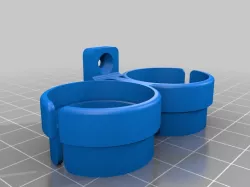 Duel air pump holder
