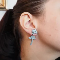 Earring cat