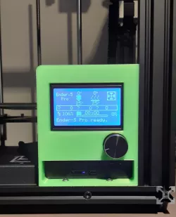 Ender 5 Pro Screen Relocate Bracket Modified