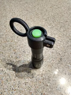 Flashlight/Torch clamp holder with ring