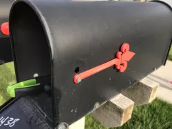 Fleur de lis Mailbox Flag