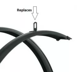 Fork Adapter for SKS Bluemels Prime 45 28" bike fender/mudguard