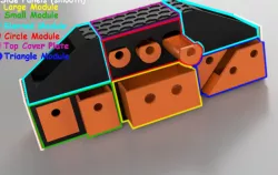 FULLY Modular drawer&organiser system - source files included