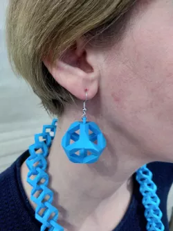 Geo Cube Earrings