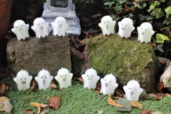 Ghost Emoji Decorations for Halloween