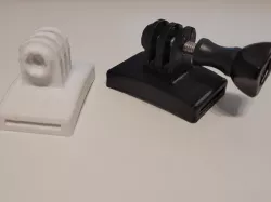 GoPro-Mount for poles or diving tank