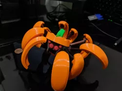Halloween Pumpkin Spider Transformer Multimaterial