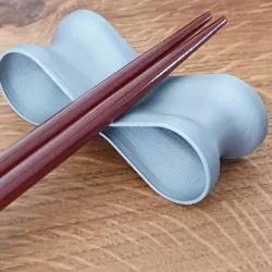 Hashi-Oki-Mugen / infinite chopstick bank (Spiral vase print)