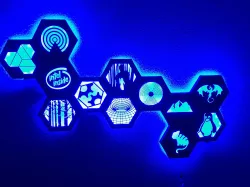 Hex Wall Light