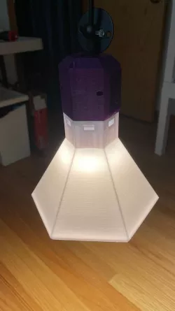 Hexagonal Hanging Lamp
