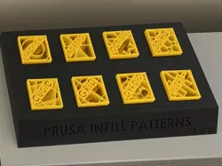 Infill Pattern Cubes and Holder
