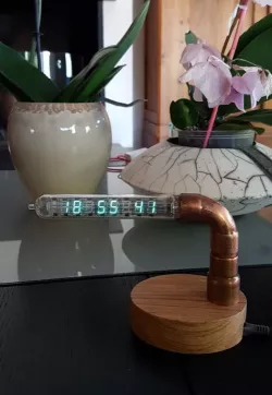 IV18 steampunk VFD nixie clock : Open design challenge !