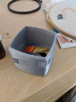 Lattice Striped Box
