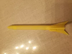 Launchable mini model rocket