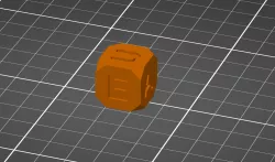 Letter Cube for board game Boggle