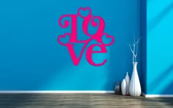 LOVE DECO WALL 2D