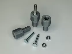 M3 socket with quarter inch shaft
