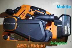 Makita 18v to AEG/Ridgid battery adapter
