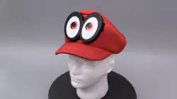Mario Cappy Animated Eyes Hat