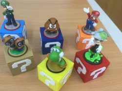 Mario Question Mark Block Amiibo Stand (Customizable)