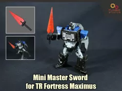 Mini Master Sword for Transformers Titans Return Fortress Maximus