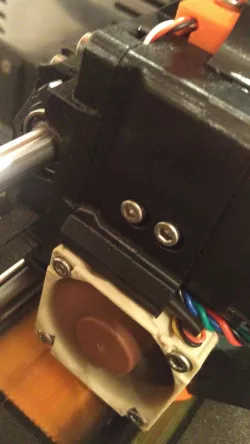 MK3S/MMU2S R4 Extruder motor plate with extra tensioner screw