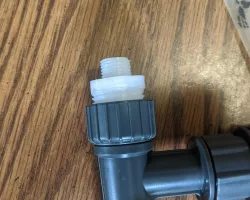 Moen pull down faucet to garden hose adapter