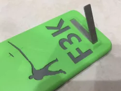 Mount for kickstand from a Seidio phone case