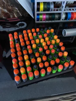 Nerf dart holder for gluing darts