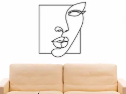 One Line Face